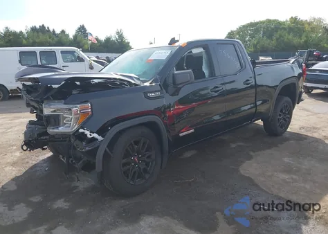 2021 GMC Sierra 1500 4Wd Standard Box Elevation from USA, damaged, VIN 1GTR9CED8MZ123119